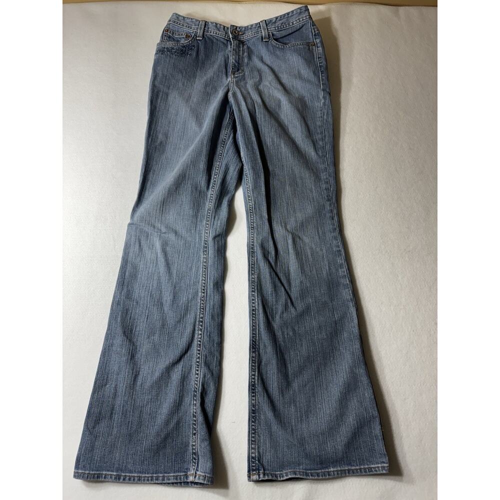 Eddie Bauer Women's Specialty Dyed Classic Boot Cut Jeans,‎ Size 8R